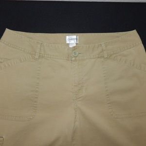 Chicos Cargo Women’s Pants Size 1.5